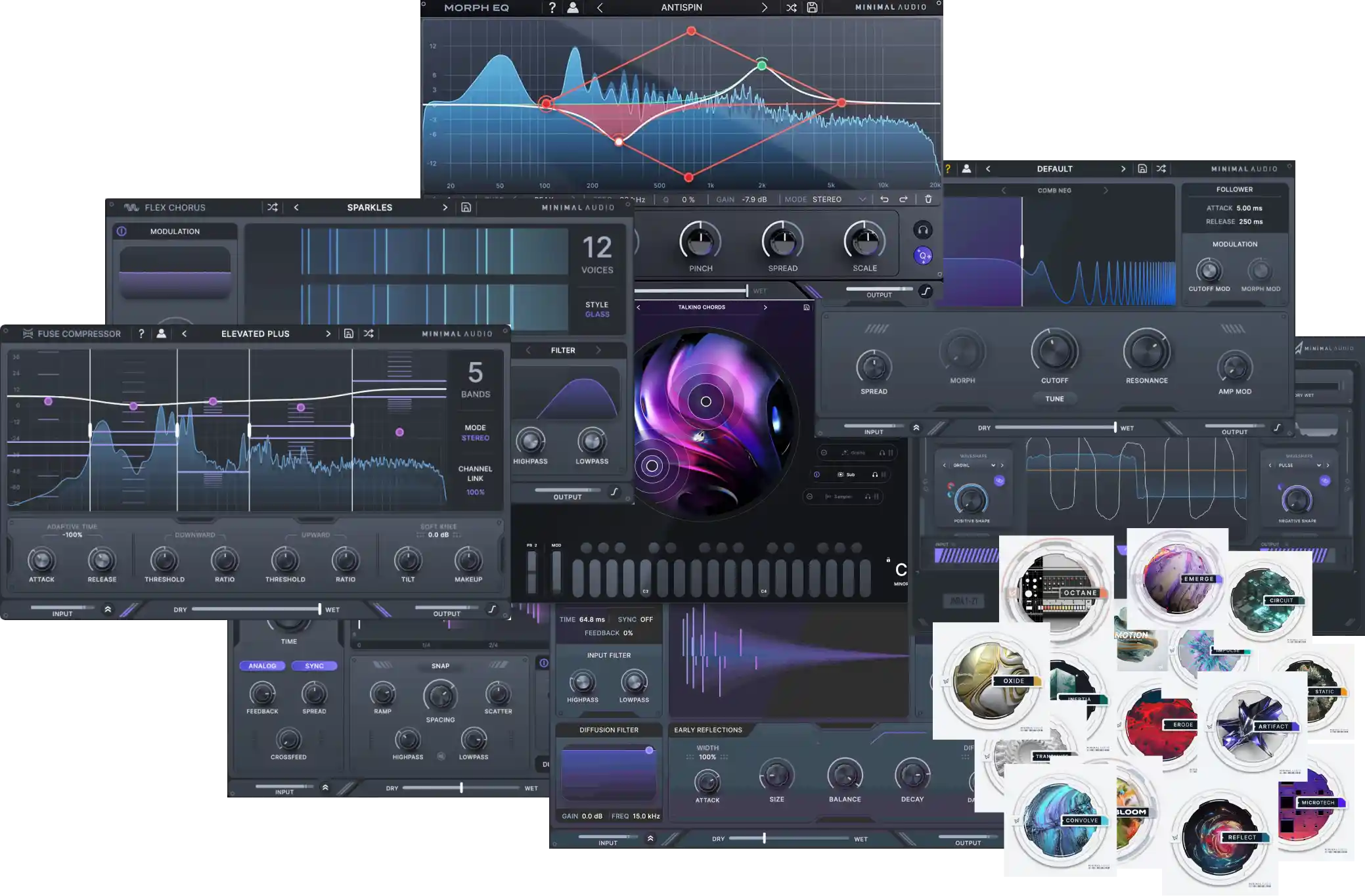 Minimal Audio「Everything Minimal Bundle」音作り・サウンドデザイン・ミックスまでを一気通貫で強化！多機能シンセからマルチバンド処理、空間系エフェクトまで網羅した総合制作パッケージ｜DTMプラグインセール
