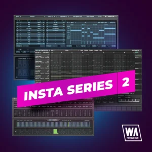W. A. Production「Insta Series 2」作曲スピードを一気に加速させる！構成生成・コード強化・スケール補助を一括で行い、白紙のプロジェクトを短時間で楽曲の形へ導くMIDI制作ツールセット｜DTMプラグインセール