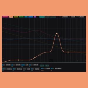 Taikakim「Spectral Forge」スペクトラムを見ながら周波数ごとにコンプレッションを描く、次世代スペクトラル・ダイナミクス処理｜DTMプラグインセール