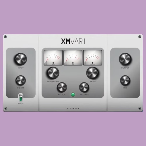 Xilentch「XMVari - Mastering Vari-Mu Tube Compressor」信号に合わせて自然に呼吸するチューブ挙動！新世代のマスタリング用Vari-Muコンプレッサー｜DTMプラグインセール