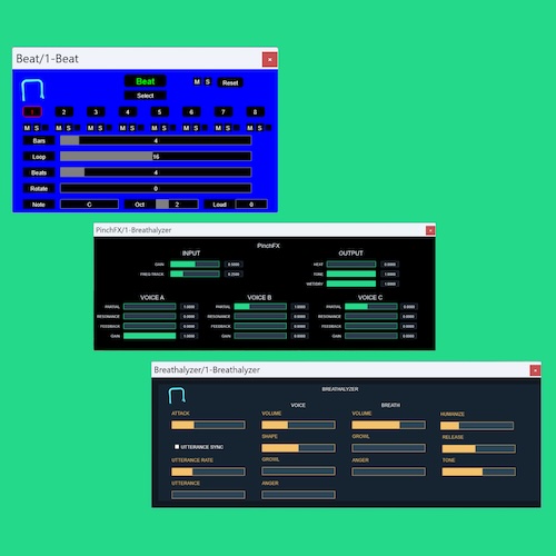 Virtual Robot「Beat, PinchFX, Breathalyzer」リズム自動生成、ピンチハーモニクス再現、ブレス表現まで網羅するVirtual Robot製VST3プラグイン｜DTMプラグインセール