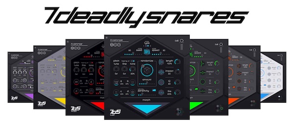 BEATSURFING「7DeadlySnares」スネアサンプル探しを終わらせる！7つのスネアエンジンで理想のスネアを作れるスネア専用プラグイン｜DTMプラグインセール