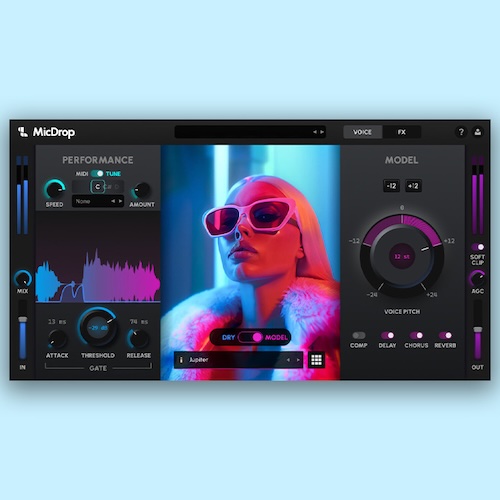 Soundlabs.ai「MicDrop Classic」声を別のボーカルや楽器サウンドにリアルタイムで変換できるAIプラグイン！ボーカル制作・作曲・サウンドデザインまで広がる新しい音作りツール｜DTMプラグインセール