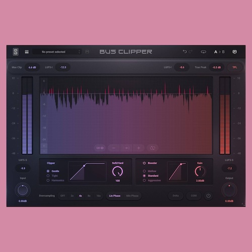 Slate Digital「Bus Clipper」ピークを削るだけで終わらない！サンプル単位の精密クリッピングとウェーブシェーピングで体感ラウドネスまで設計できる2ステージ・ダイナミクスプロセッサー｜DTMプラグインセール