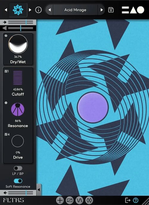MNTRA「FLTRS」37種類の伝説的アナログ回路と物理エンジンを1つに集約！音を“ただの素材”から“演奏できる楽器”へ変えるフィルタープラグイン｜DTMプラグインセール
