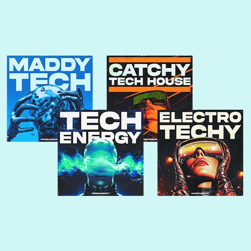 Banger Samples「The Ultimate Tech House Bundle」4つのプロ仕様サンプルパックを一括収録し、ドラム・ベース・シンセ・FX・MIDIまで網羅したテックハウス制作向けオールインワンライブラリ｜DTMプラグインセール