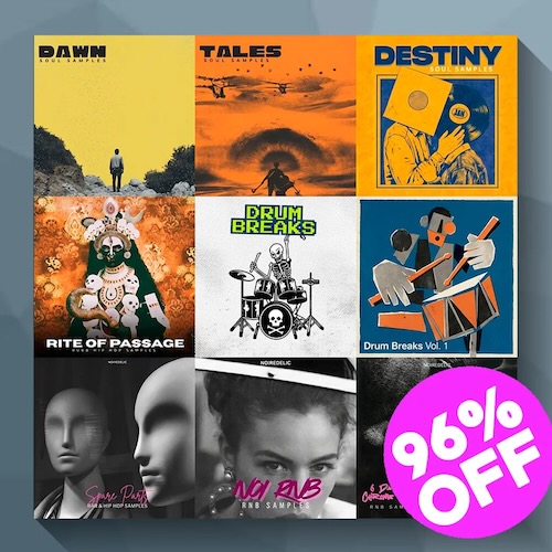 Ric Beats And Nioredelic「10in1 Vintage Soul And RnB Bundle」ヴィンテージソウルの温かさと現代R&Bの洗練を一括収録！1400超のWAVと豊富なステムで楽曲の骨組みから仕上げまで支える大容量サンプルバンドル｜DTMプラグインセール