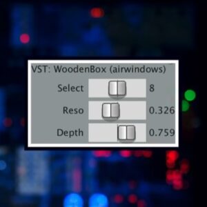 Airwindows「WoodenBox」エレキギターのDIサウンドをアコースティックのような質感へ！木箱の共鳴をヒントにした極小リバーブ｜DTMプラグインセール