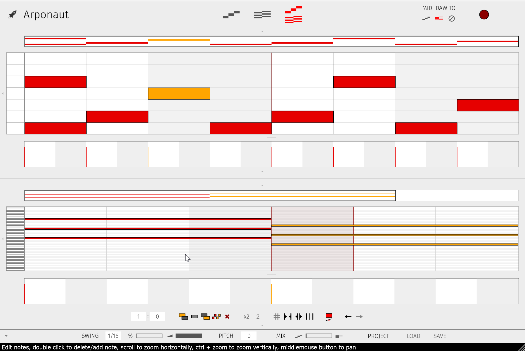 Groove Music Industries「Arponaut」自分では思いつかないフレーズが自然に生まれる！パターンとコードを同時に編集できる新発想アルペジエーター｜DTMプラグインセール