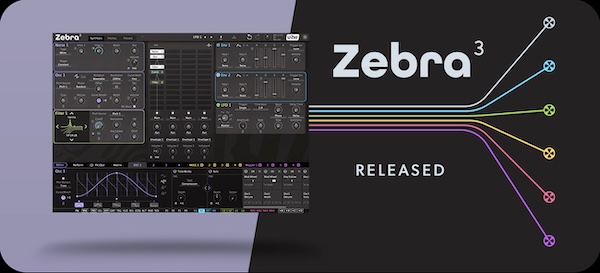 u-he「Zebra 3」アナログ、フィジカル、デジタルを融合！音響設計の自由度を最大化する最新鋭モジュラー・シンセサイザー｜DTMプラグインセール
