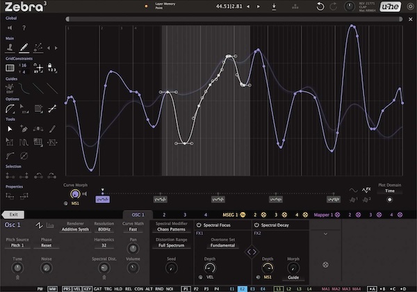 u-he「Zebra 3」アナログ、フィジカル、デジタルを融合！音響設計の自由度を最大化する最新鋭モジュラー・シンセサイザー｜DTMプラグインセール