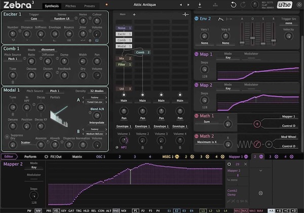 u-he「Zebra 3」アナログ、フィジカル、デジタルを融合！音響設計の自由度を最大化する最新鋭モジュラー・シンセサイザー｜DTMプラグインセール