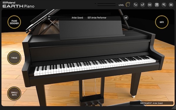 Roland「EARTH Piano」7種類の個性豊かなピアノモデルを収録し、弦やキャビネットの共鳴、キーオフノイズまで細かく調整できる！リアルな演奏表現と徹底した音作りを両立する拡張型ソフトウェアピアノ｜DTMプラグインセール