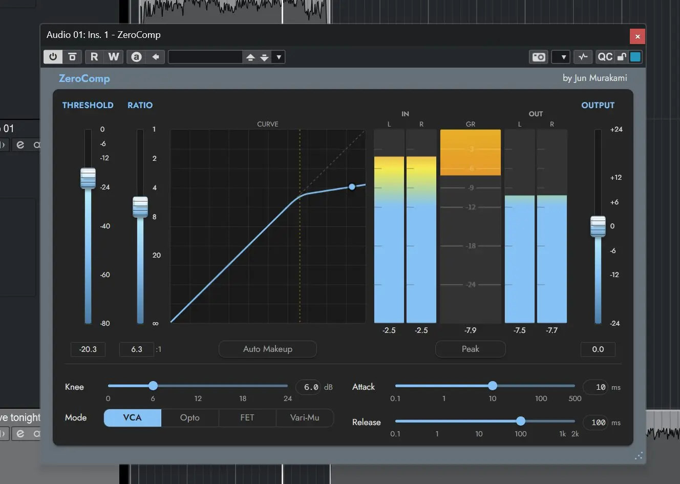 Jun-Murakami「ZeroEQ、ZeroComp、ZeroLimit」ゼロレイテンシーで配信もミックスも快適！11バンドEQ・4モードコンプ・可変マルチバンドリミッターを備えたZeroシリーズ｜DTMプラグインセール