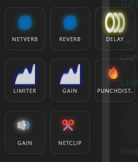 DelayNetwork「DMN NetFX」8種類のモジュラーエフェクトを1画面で自在に組み合わせられるWindows向け軽量マルチエフェクトプラグイン｜DTMプラグインセール