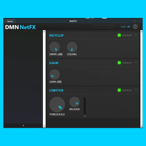 DelayNetwork「DMN NetFX」8種類のモジュラーエフェクトを1画面で自在に組み合わせられるWindows向け軽量マルチエフェクトプラグイン｜DTMプラグインセール