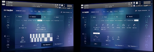 Vir2 Instruments「SkyGlow: Light Atmosphere Designer」直感的なX/Yパッド操作で空気感を自在にデザイン！800以上の音源と4エンジン構造で無限のレイヤー表現できるシネマティック系アンビエント音源｜DTMプラグインセール