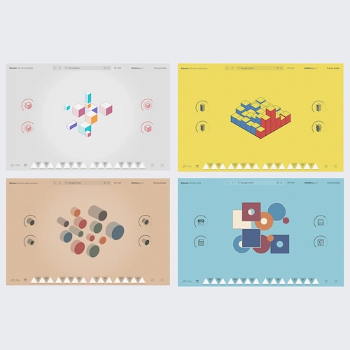 Excite Audio「Bloom Drums Bundle」ドラム制作のスピードとクオリティを同時に引き上げる！4つの音源を組み合わせて、ループ・ワンショット・シーケンスを一括で扱えるオールインワン音源｜DTMプラグインセール