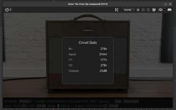 NEAMPMOD「The Victor」IR読み込みからゲイン調整まで！1950年代Champを回路レベルで再現したアンプシミュ｜DTMプラグインセール