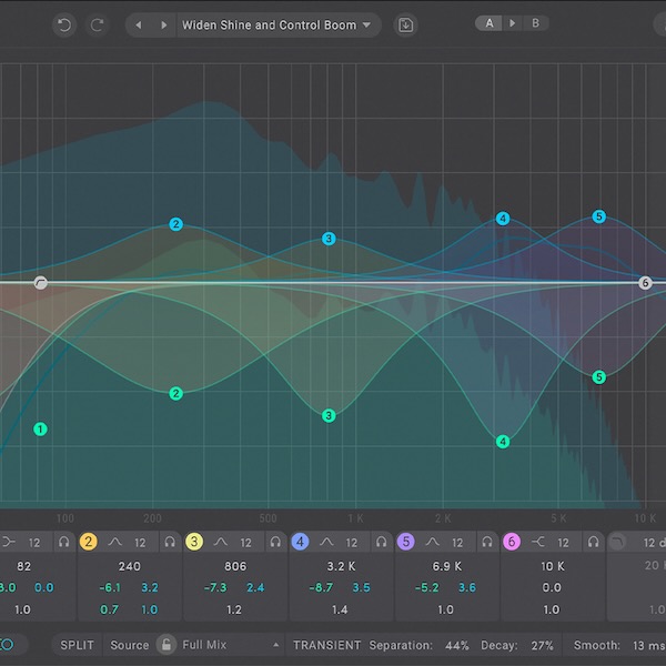 Eventide「SplitEQ」ミックスの精度とスピードを同時に向上させる！音のアタックと響きを個別にコントロールできる革新EQ｜DTMプラグインセール