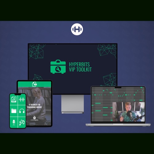 Hyperbits「VIP Producer Toolkit」曲作りが止まる原因を解消する素材とノウハウが一式そろうツールキット｜DTMプラグインセール