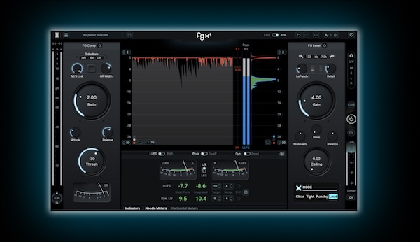 Slate Digital「FG-X 2」コンプレッサーとリミッターを一体化！ミックスの迫力をそのまま活かし、パンチ感と抜けを維持するマスタリングツール｜DTMプラグインセール