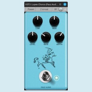 Fauz Audio「Lupex Chorus — Analog BBD Chorus」位相差LFOとデュアルステレオ処理で音に奥行きを加えるアナログ風コーラス｜DTMプラグインセール