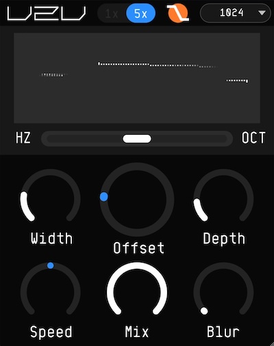 CRQL「UZU」細かさと存在感が段違い！周波数領域で音を加工する新発想フェイザー｜DTMプラグインセール