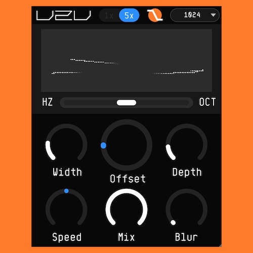 CRQL「UZU」細かさと存在感が段違い！周波数領域で音を加工する新発想フェイザー｜DTMプラグインセール