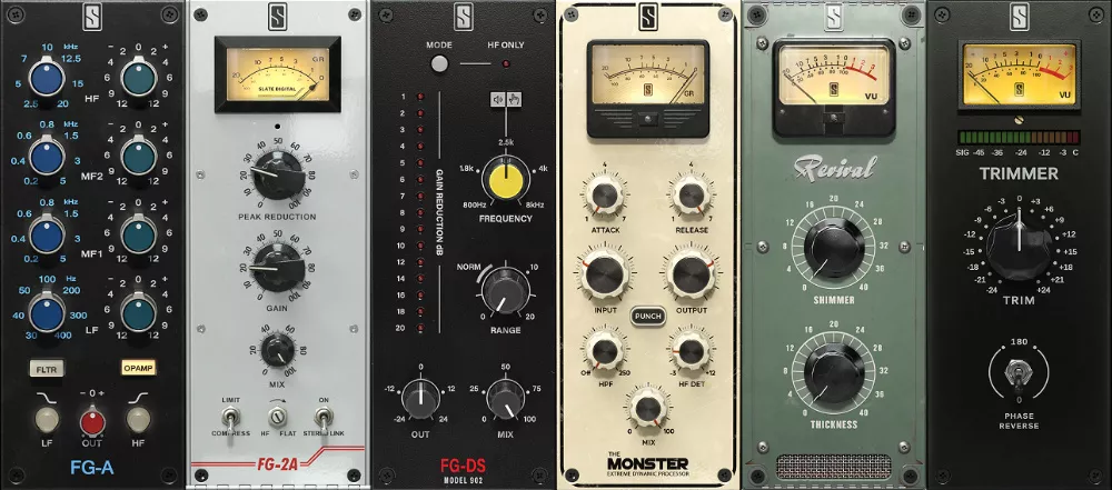 Slate Digital「VMR Essentials」ミックスに必要なEQ・コンプレッサー・エンハンサーを1つのラックに集約、直感操作で音作りがスムーズに進むオールインワンツール｜DTMプラグインセール