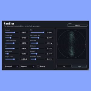 Hiroshi Kojima「PanBlur」モノラル音源がここまで自然に広がる！定位を一切崩さず音像だけをやわらかく整えるプラグイン｜DTMプラグインセール