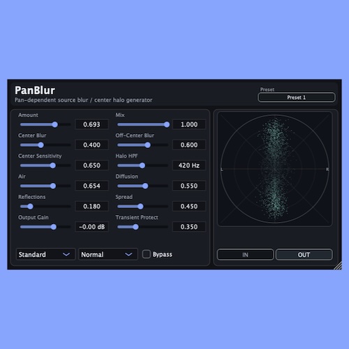 Hiroshi Kojima「PanBlur」モノラル音源がここまで自然に広がる！定位を一切崩さず音像だけをやわらかく整えるプラグイン｜DTMプラグインセール