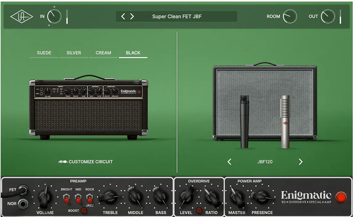 「UAD Enigmatic '82 Overdrive Special Amp」クリーンからリードまで、D-styleアンプの伝説サウンドをDAWで再現！ピッキングニュアンスまで反映するアンプシミュレーター｜DTMプラグインセール