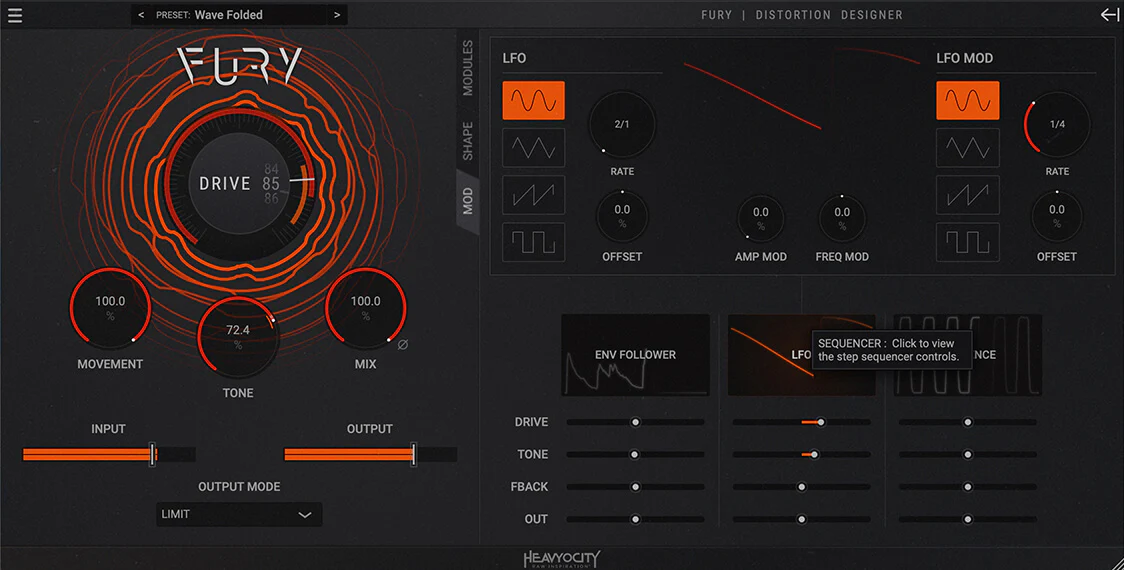 Heavyocity「FURY」歪みを“選ぶ”から“設計する”へ！700通り以上の組み合わせで音を作り込めるディストーションプラグイン｜DTMプラグインセール