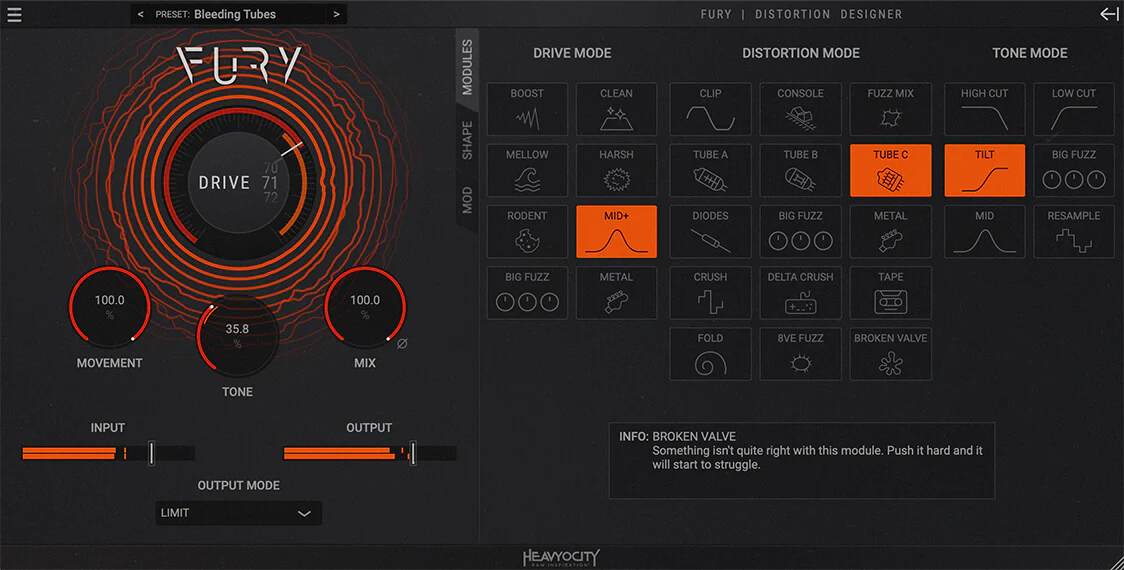 Heavyocity「FURY」歪みを“選ぶ”から“設計する”へ！700通り以上の組み合わせで音を作り込めるディストーションプラグイン｜DTMプラグインセール