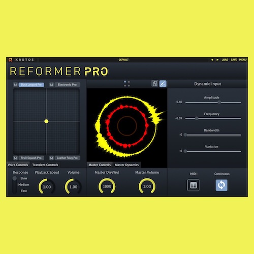 Krotos「Reformer Pro」音を並べる作業から解放される新時代へ！リアルタイムでFoleyを“演奏”できる革新的ツール｜DTMプラグインセール
