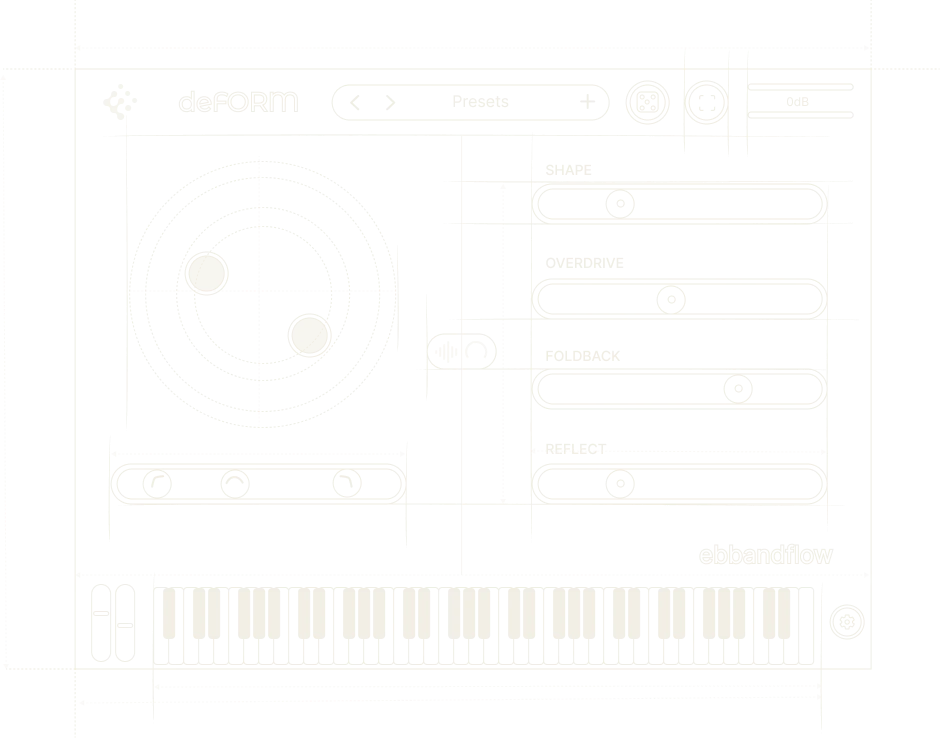 ebbandflow「deFORM」アンビエントからシネマティックまで対応！グラニュラーやドローンを活かした立体的な音作りが実現する、変形するシンセ｜DTMプラグインセール
