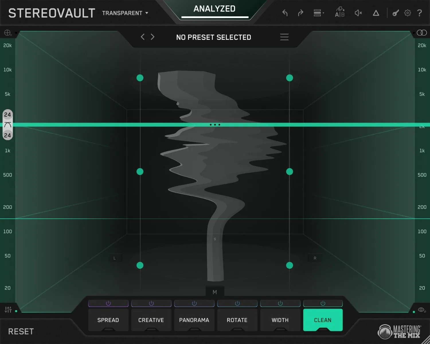 Mastering The Mix「STEREOVAULT」ステレオ幅を自動解析し最適化！位相や低域の問題を回避しながら理想の空間バランスを構築する次世代ステレオ・イメージング・プラグイン｜DTMプラグインセール
