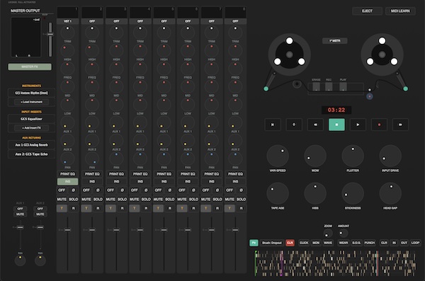 Gulf Coast Synthesis「GCS Model 8（BETA)」ワウ・フラッター・テープエコーをリアルに再現する新しい音楽制作環境｜DTMプラグインセール