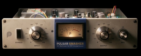 Pulsar Audio「Smasher」ラウドで荒々しい質感を簡単に作れる！音をあえて潰すことで迫力と存在感を引き出す“攻撃的コンプレッサー”｜DTMプラグインセール