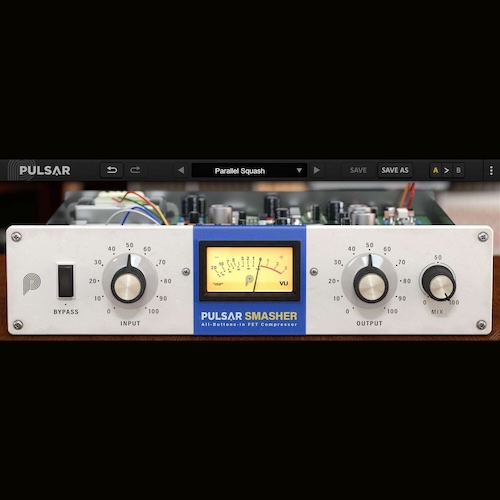 Pulsar Audio「Smasher」ラウドで荒々しい質感を簡単に作れる！音をあえて潰すことで迫力と存在感を引き出す“攻撃的コンプレッサー”｜DTMプラグインセール