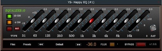 YS Plugins「 YS - Happy EQ_v.1.0.0」2種類のEQをひとつに集約し、細かな帯域調整と直感的な音作りを状況に応じて使い分けられるミキシングプラグイン｜DTMプラグインセール