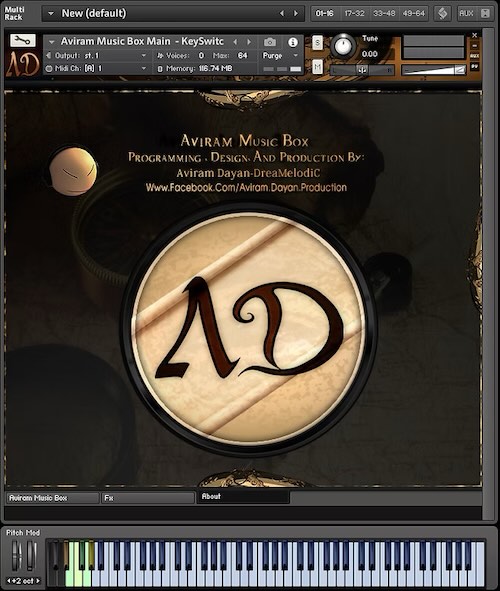 Aviram Dayan Production「Aviram Music Box」ゼンマイ音や機械ノイズまで収録！ヴィンテージ・オルゴール特有の機械感と幻想的な空気感をリアルに再現したKontakt音源｜DTMプラグインセール