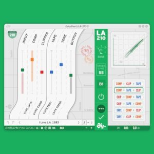 Goodhertz「LA-210」音にアナログ感とクセを一発で追加！コンプレッサー・サチュレーション・テープを一体化したアナログ系プラグイン｜DTMプラグインセール