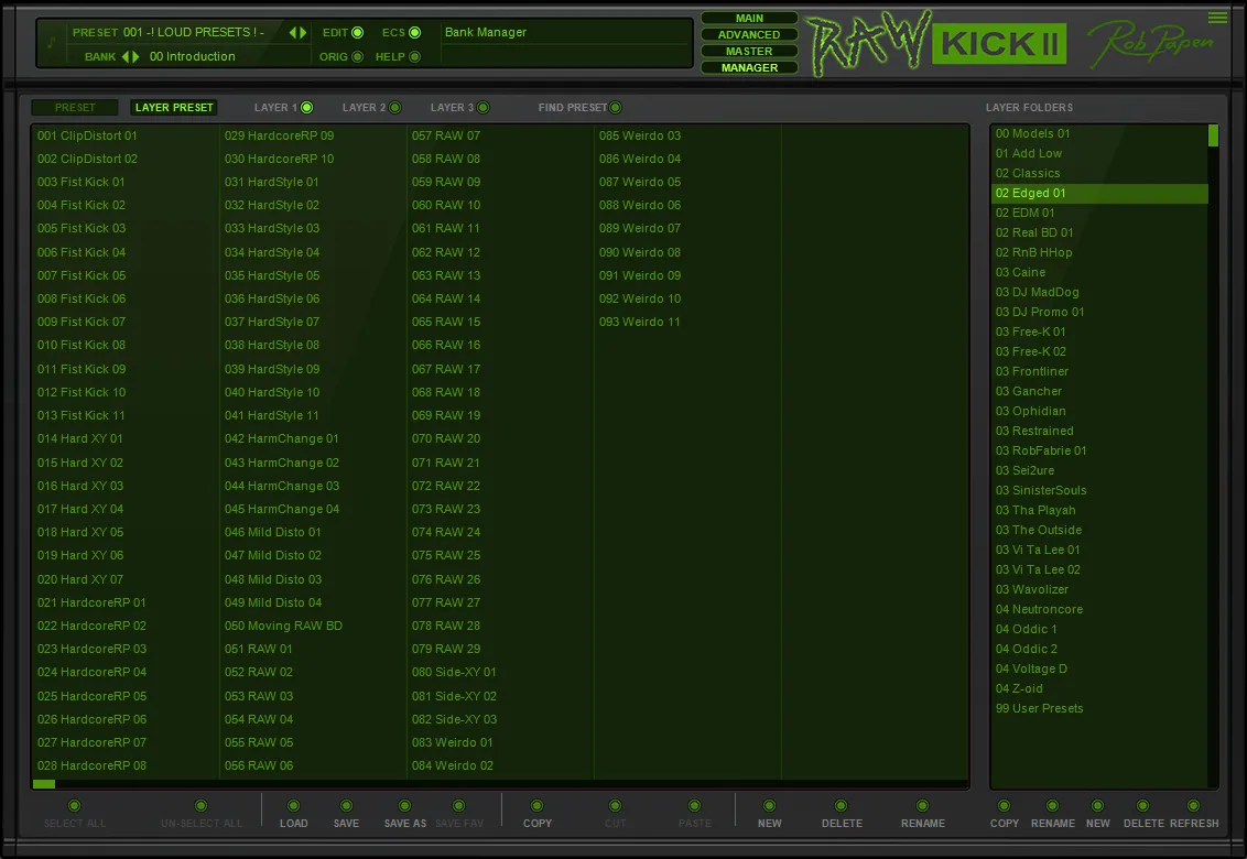 Rob Papen「RAW-Kick 2」EDM・ハードスタイル・テクノまで対応！3レイヤー構造とシンセ・サンプル両対応で理想のキックを作れる、キックを「選ぶ」から「作る」へ変える専用ツール｜DTMプラグインセール