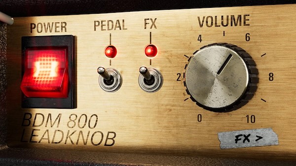 Bogren Digital「Ampknob BDM 800 - Badboy」ノブを回すだけで完成度の高いギターサウンドに到達！リズムからリードまでワンタッチで切り替え、すぐに使える本格サウンドを実現するアンプシミュレーター｜DTMプラグインセール