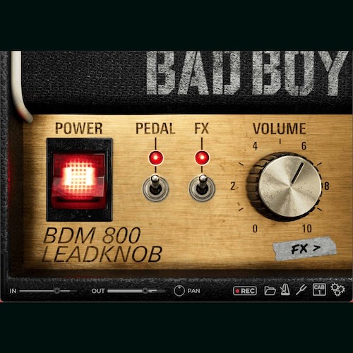 Bogren Digital「Ampknob BDM 800 - Badboy」ノブを回すだけで完成度の高いギターサウンドに到達！リズムからリードまでワンタッチで切り替え、すぐに使える本格サウンドを実現するアンプシミュレーター｜DTMプラグインセール