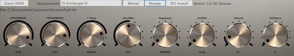Bjt2「Crescendo」FM合成、SoundFont、マイクロチューニング、MIDIシーケンサーを1つに統合！自由度が桁違いのプログラマブルVST｜DTMプラグインセール