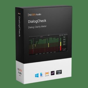NUGEN Audio「DialogCheck」AI解析によってダイアログの明瞭度を可視化し、視聴者に伝わる音声ミックスを実現するインテリジェンス・メータープラグイン｜DTMプラグインセール
