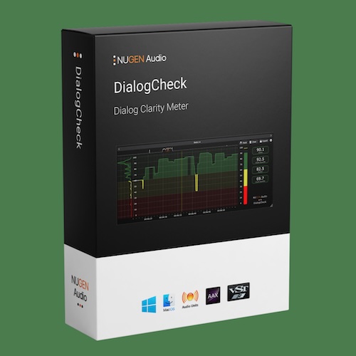 NUGEN Audio「DialogCheck」AI解析によってダイアログの明瞭度を可視化し、視聴者に伝わる音声ミックスを実現するインテリジェンス・メータープラグイン｜DTMプラグインセール